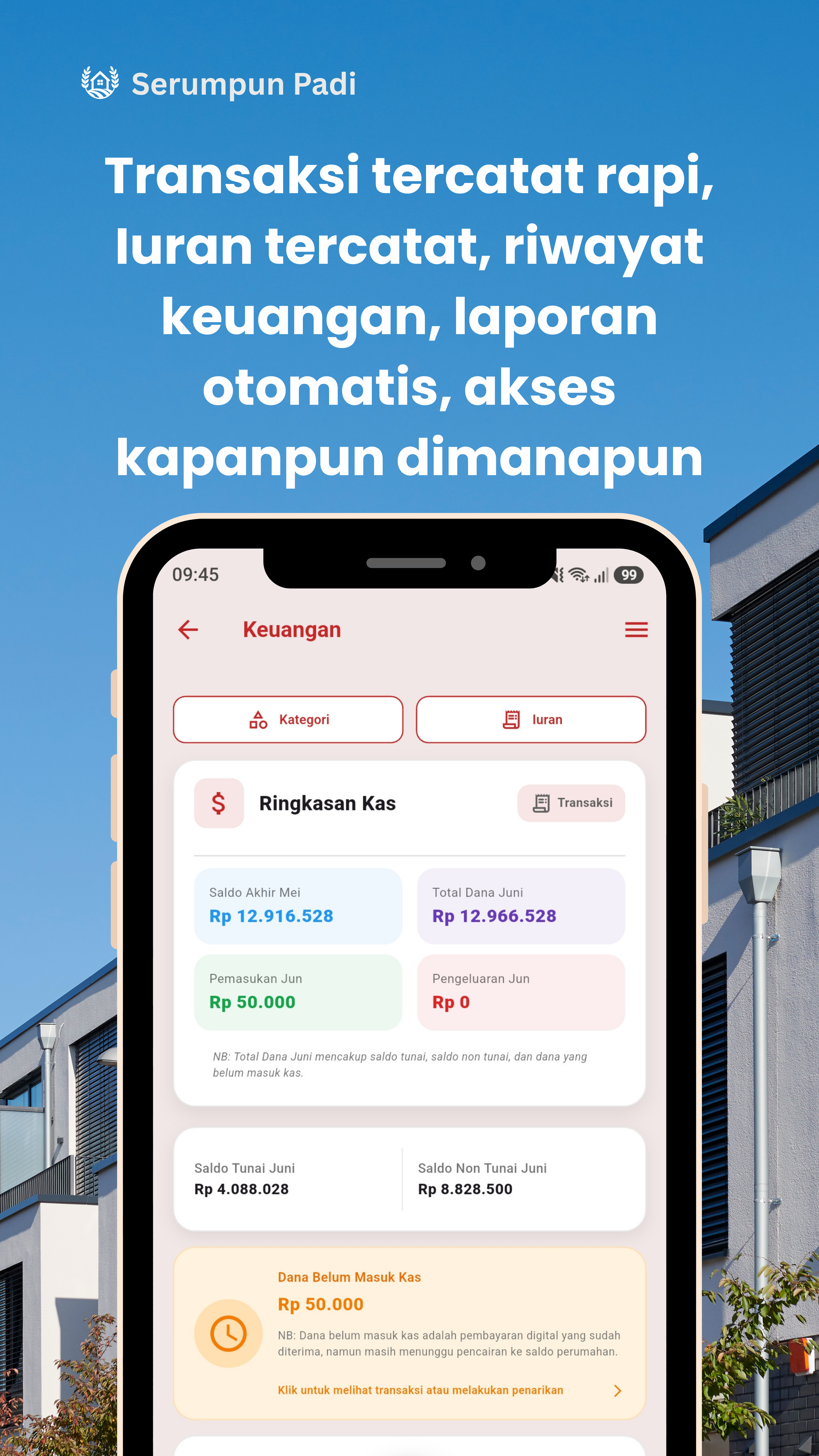 Fitur aplikasi Serumpun Padi